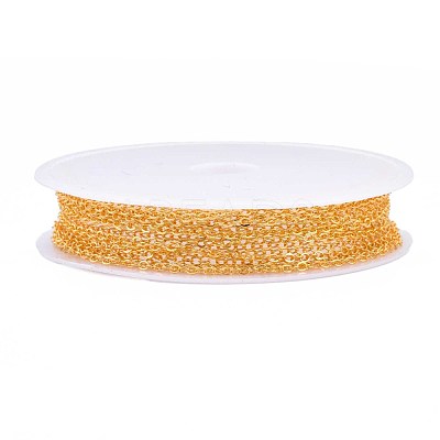 Brass Cable Chains CHC-T008-08G-1