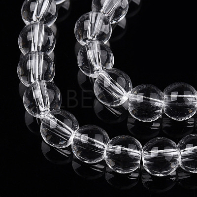 Transparent Glass Beads Strands GLAA-T032-T4mm-13-1