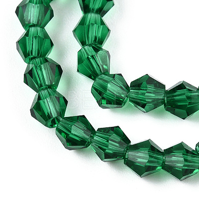 Glass Bicone Beads Strands X-GLAA-S026-08-1