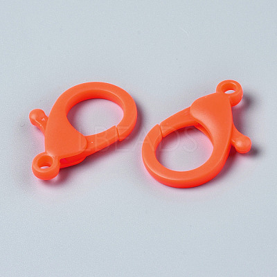 Plastic Lobster Claw Clasps KY-ZX002-01-B-1