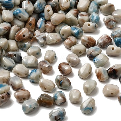 Opaque Acrylic Imitation Gemstone Beads OACR-G061-04E-1