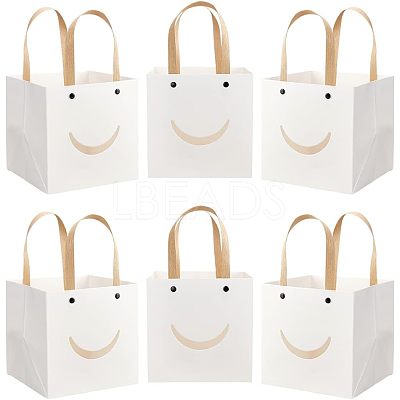 Funny Craft Paper Handbags CARB-WH0018-02B-1