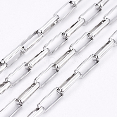 Tarnish Resistant 304 Stainless Steel Box Chains CHS-F009-05-P-1