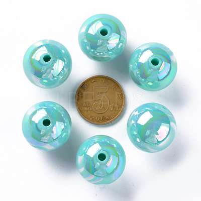 Opaque Acrylic Beads MACR-S370-D20mm-SS2107-1