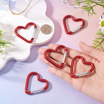 5Pcs Zinc Alloy Spring Gate Rings FIND-TA0009-73I-1