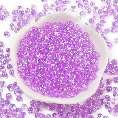 6/0 Inside Colours Fringe Glass Seed Beads X1-SEED-A034-03B-1