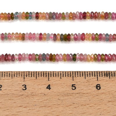 Natural Multicolor Tourmaline Beads Strands GG-CBA4399-E01-01-1