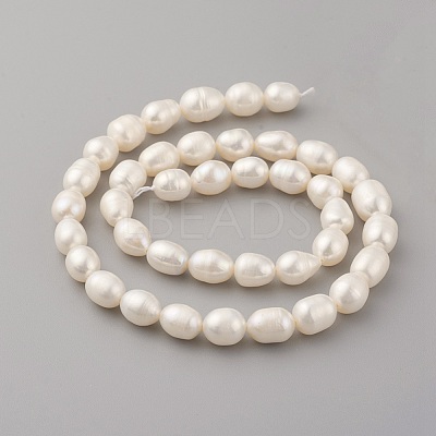 Natural Cultured Freshwater Pearl Beads Strands PEAR-G007-23-1