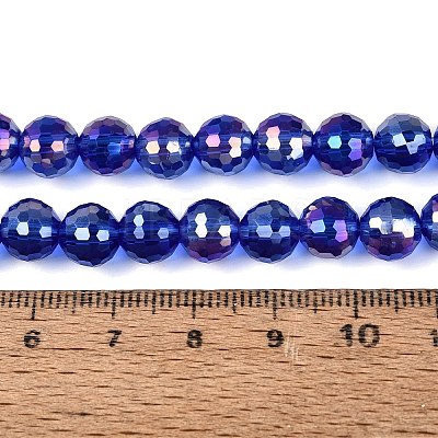 Transparent Glass Beads Strands GLAA-Q107-02A-15-1