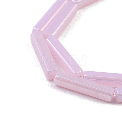 Electroplate Glass Beads Strands EGLA-Q128-11A-AB03-1