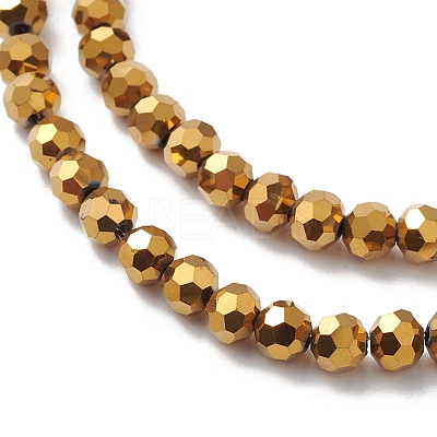 Electroplate Glass Beads Strands LS-EGLA-K015-09C-1