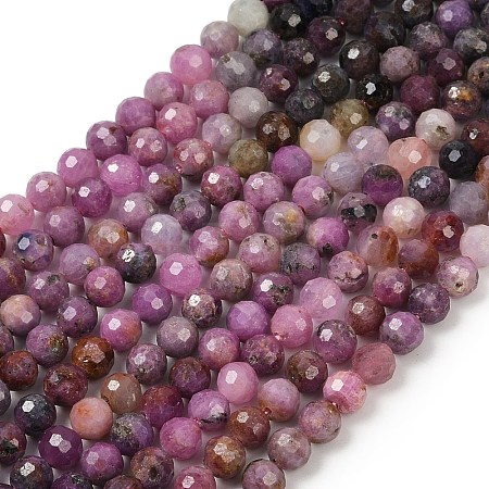 Natural Ruby Beads Strands G-B121-A01-01A-1