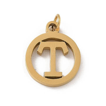 304 Stainless Steel Charms
with Jump Ring STAS-R001-02G-T-1