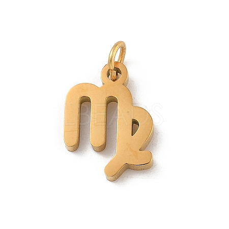 304 Stainless Steel Charms STAS-R001-04G-06-1