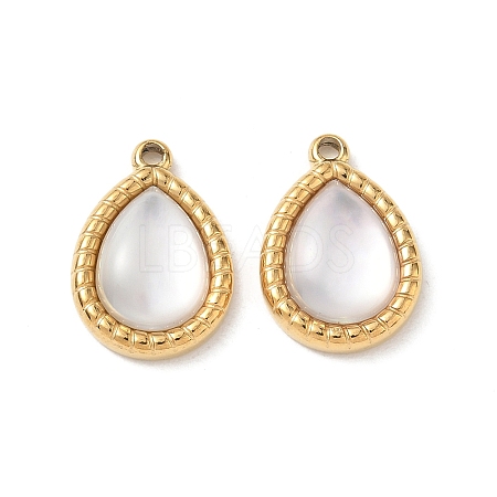 Natural Freshwater Shell Pendants SA-CBA11D7-15A-G-1
