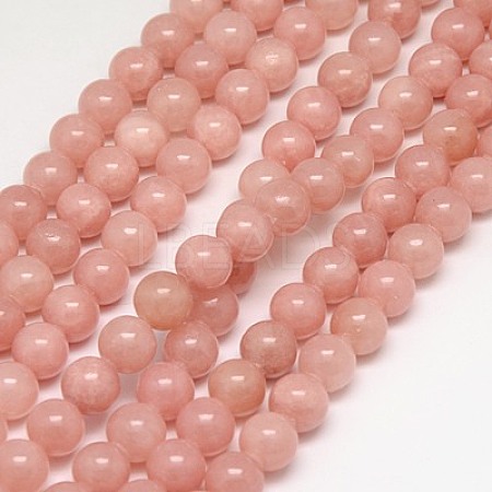 Natural Yellow Jade Beads Strands G-G598-4mm-YXS-02-1
