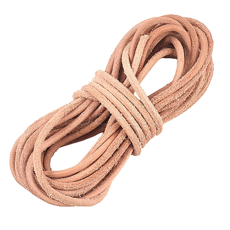 5M Cowhide Leather Cords for DIY Craft WL-GF0001-25B-03-1