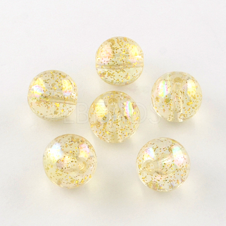 Round AB Color Transparent Acrylic Beads TACR-D005-20mm-07-1