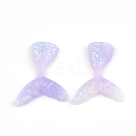 Opaque Resin Cabochons CRES-S304-42-1
