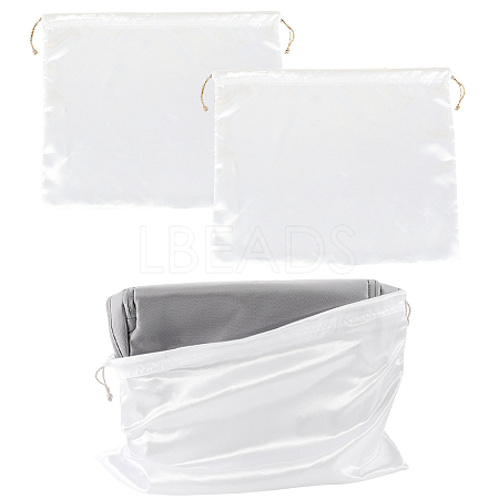 2Pcs Polyester Satin Pouches ABAG-BBC0001-18A-1