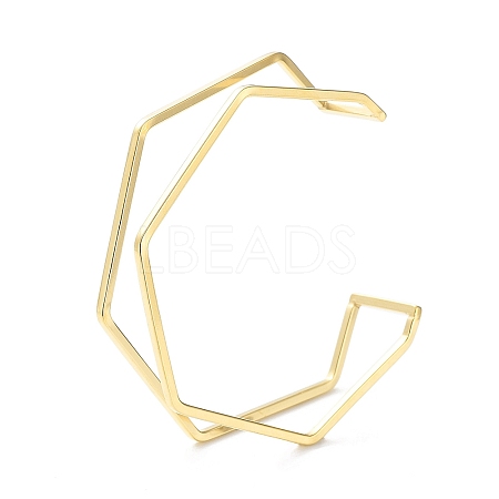 304 Stainless Steel Cuff Bangles BJEW-G685-01C-1