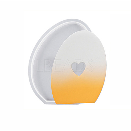 Easter Egg with Heart Shape Candle Holder Silicone Molds SIL-Z019-01B-1