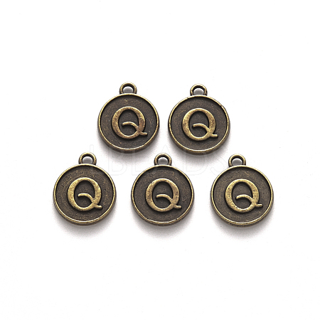Alloy Pendant Cabochon Settings PALLOY-N156-01Q-AB-1
