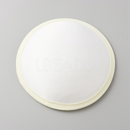 Polyester Round Fascinator Hat Base for Millinery AJEW-WH0342-58B-1