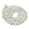 Imitation Jade Glass Beads Strands EGLA-A035-J8mm-L06-2