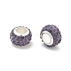 Rondelle Polymer Clay European Beads FIND-U001-01P-1