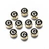 Alloy Enamel Beads ENAM-N052-006-02G-RS-1