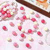 Rubberized Style Opaque Acrylic Beads MACR-CJC0009-02E-6