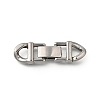 304 Stainless Steel Fold Over Clasps STAS-M119-05P-03-1