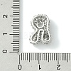 Rack Plating Brass Clear Cubic Zirconia Pendants KK-S378-01P-R-3