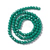 Faceted(32 Facets) Glass Beads Strands LS-EGLA-J042-36B-11-2