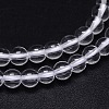 Round Natural Grade AA Quartz Crystal Beads Strands LS-G-H1648-6mm-01N-AA-2