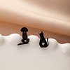 Stainless Steel Small Animal Stud Earrings for Women PW-WG5B49B-12-1