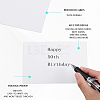 Blank Paper Card DIY-WH20058-03A-4