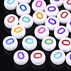 Initial Acrylic Beads OACR-E001-20O-1