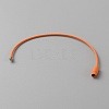 Baking Paint Stainless Steel Cable Wire Keychain AJEW-WH0413-15B-2