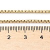 Ion Plating(IP) 304 Stainless Steel Venetian Chain Necklace Making STAS-A028-N032G-4