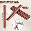 Waxed Round Wooden Sticks WOOD-OC0004-01B-2