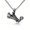 Football Soccer Shoe Alloy Pendant Necklaces FS-WG4A7BD-01-1-5