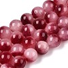 Dyed Natural White Jade Beads Strands G-T138-10mm-210-23-4
