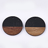 Resin & Walnut Wood Pendants RESI-S358-02D-08-2