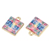 Printed Alloy Pendants AL-CBA49CA-01A-2