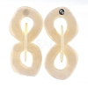 Acrylic Dangle Stud Earrings EJEW-JE03840-03-2