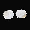 Carved Natural Freshwater Shell Pendants SHEL-T020-62C-2