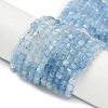 Natural Aquamarine Gradient Color Beads Strands G-G271-F01-3x3mm-2