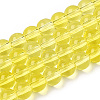 Transparent Glass Beads Strands GLAA-T032-T6mm-12-1